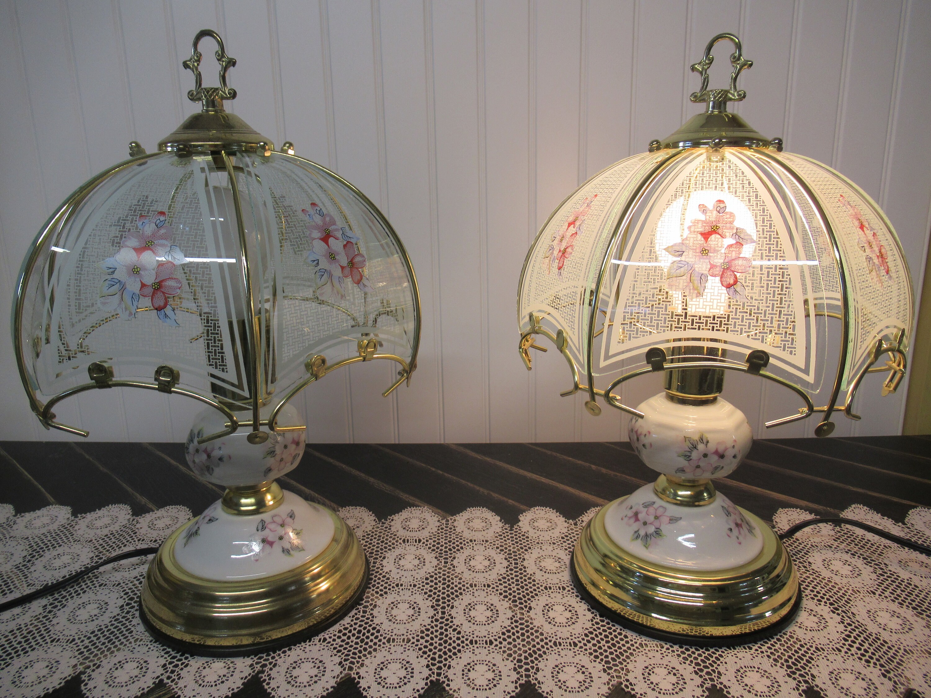 Floral 2024 touch lamp