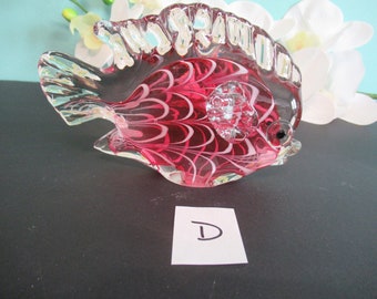 Art Blown Glass Fish | Sculpture Glass | Blown Glass Fish | Fish Collector | Sold Individually