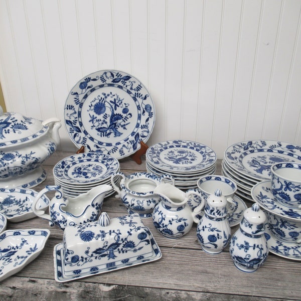 VIENNA WOODS Dinnerware Blue And White,, Tureen,, Butter Dish,, Salt And Pepper Shaker,, REPLACEMENT Sold Individually