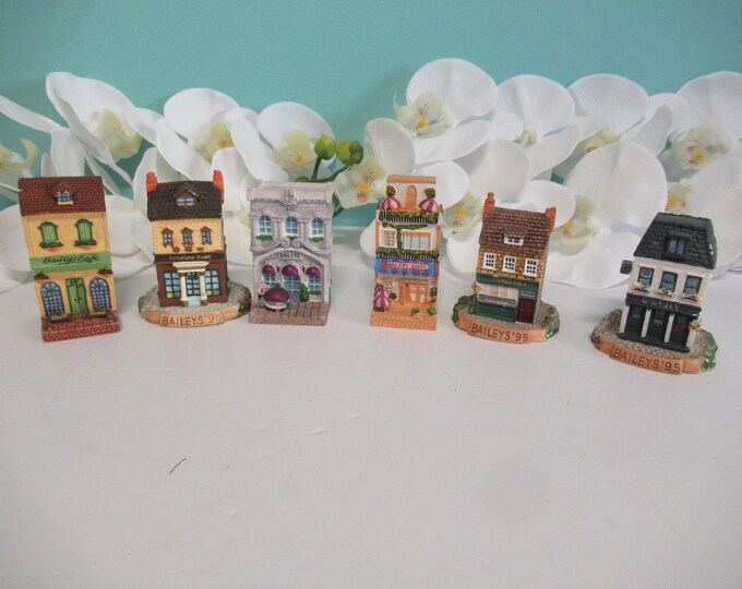 BAILEY'S House Miniature House Collectible Handpainted Resin House