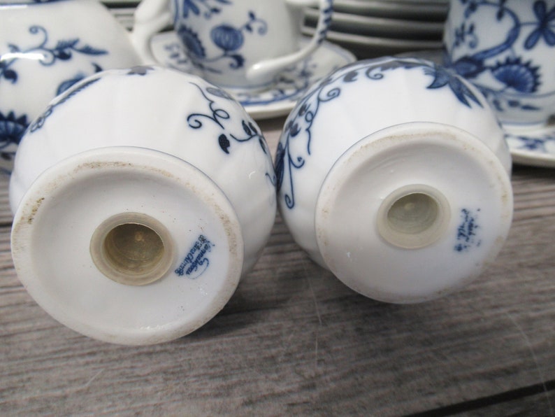 VIENNA WOODS Dinnerware Blue and White Tureen Butter Etsy