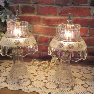 Small crystal 2024 accent lamps