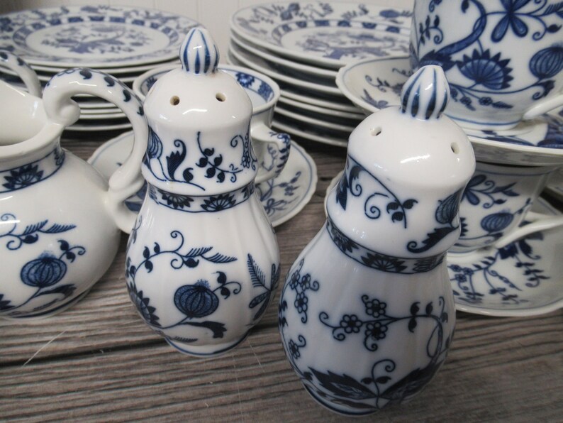 VIENNA WOODS Dinnerware Blue and White Tureen Butter Etsy