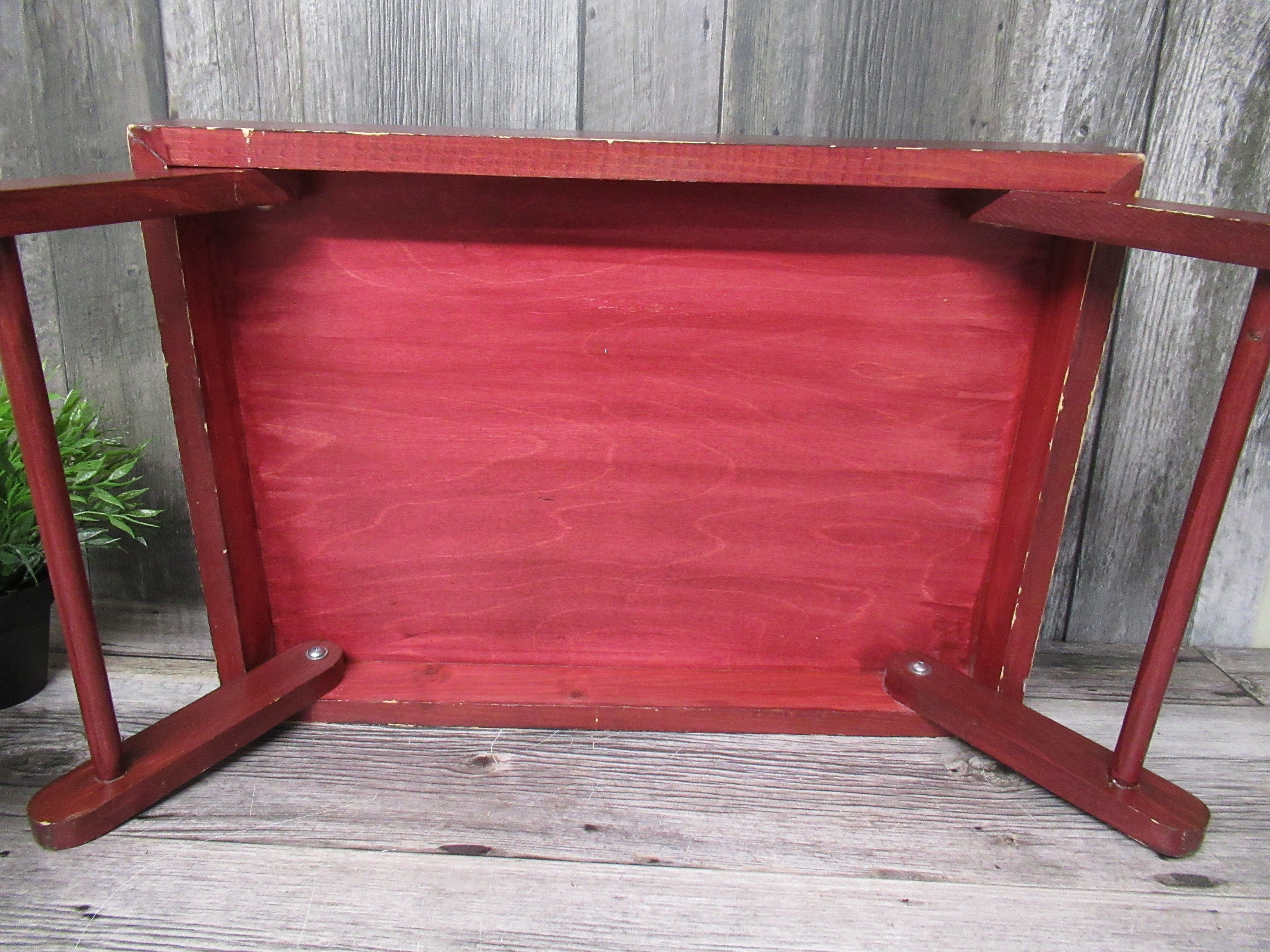 Wooden Breakfast Tray Coffee Table Tray Folding Table Bed Etsy