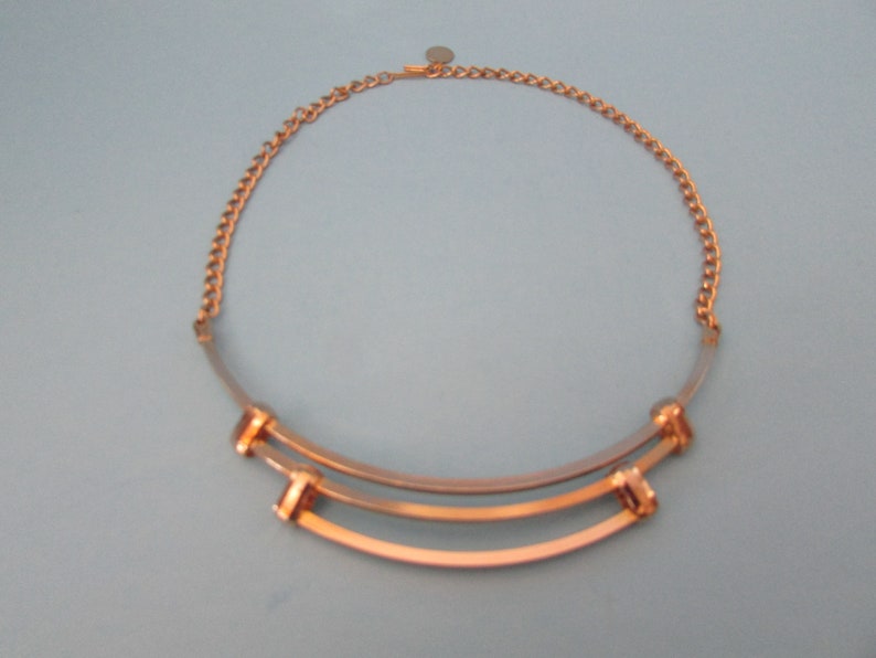 Retro Choker GoldPlated VTG Fashion Jewelry VINTAGE Gold Plated Choker