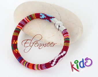 Children's bracelet / cotton bracelet magnetic clasp