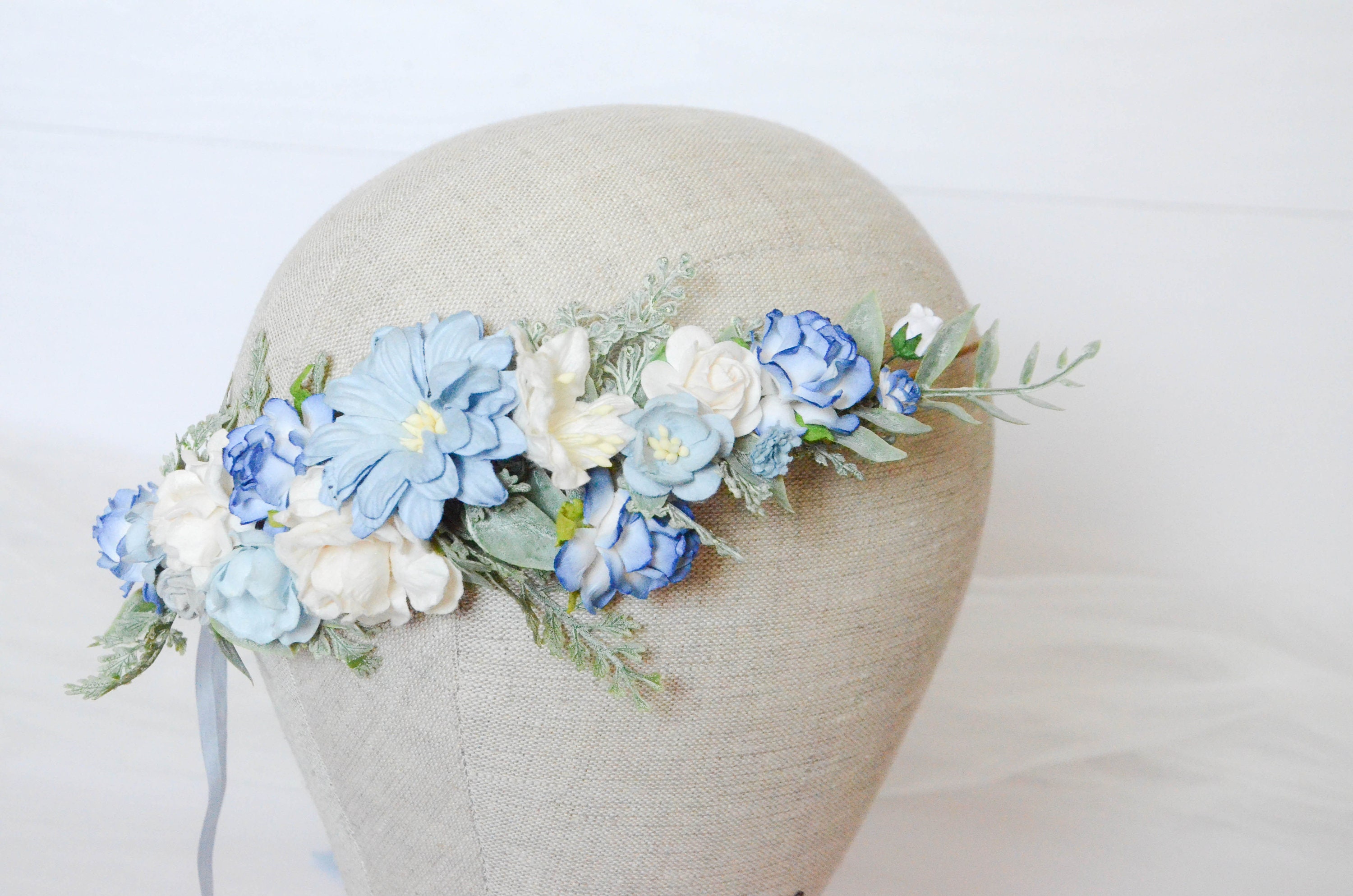 Blue Hair and Floral Crown Ideas - wide 3