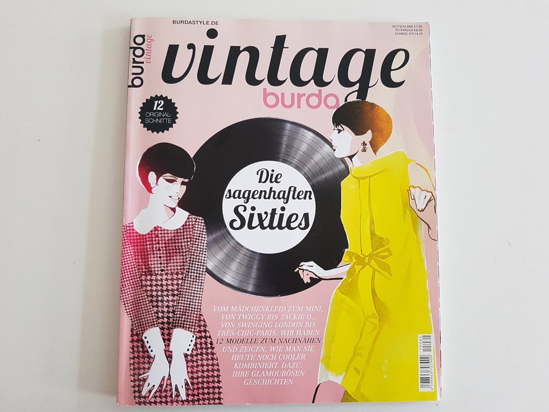 Magazine Burda Graphique British Chic Sixties Elegant Septembre 2008 N°105 - Occasion