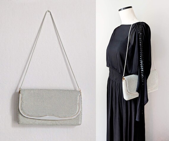 White Metal Plate Shoulder Bag From YUEWTON - Etsy
