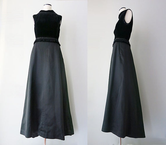 satin velvet dress