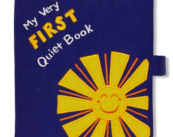 My Very First Quiet Book Cloth Interactive Activity Soft Busy Book for Baby & Toddler by My Growing Season