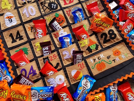 Halloween Countdown Advent Calendar Fabric Wall Hanging Décor by My Growing Season for Kids and Family Friendly Holiday Interactive Activity - Etsy halloween-countdown-advent-calendar-fabric-wall-hanging-d-cor-by-my-growing-season-for-kids-and-family-friendly-holiday-interactive-activity-etsy