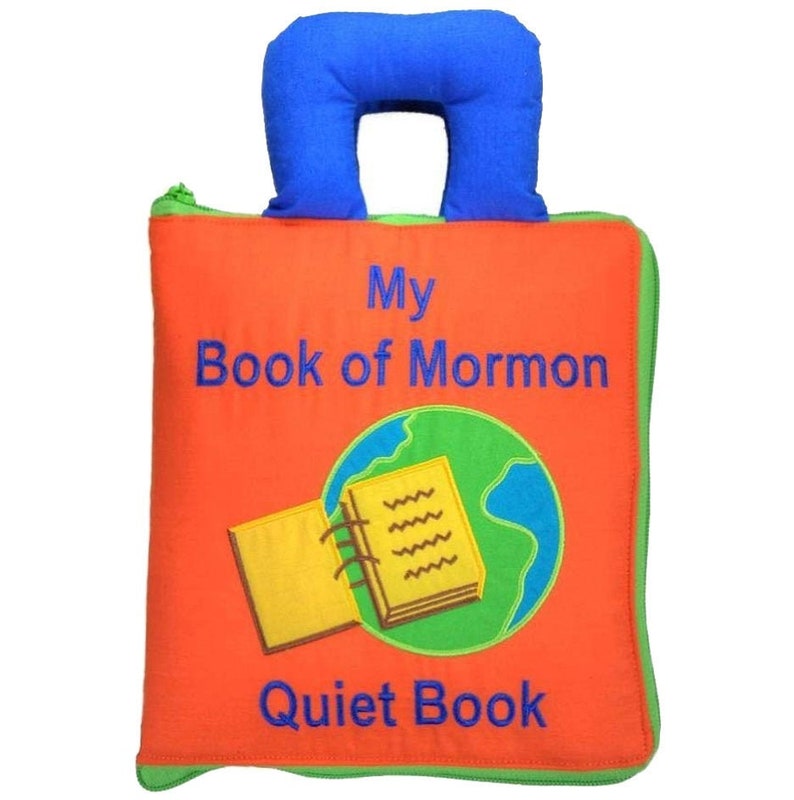 My Book of Mormon Quiet Book LDS Faith Scripture Church Sacrament, Primary, Home Evening Activity Cloth Busy Book by My Growing Season image 1