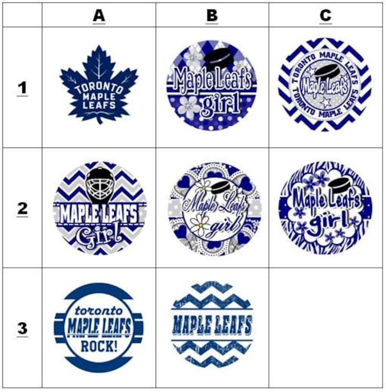 Maple Leafs inspired ID Badge Retractable ID Badge ID Badge Badge Badge Holder Badge Reel