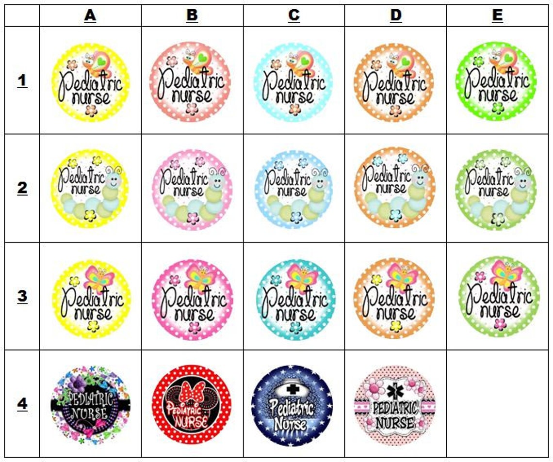 Pediatric Nurse Badge Pediactric Nursing Badge Pediatric Etsy