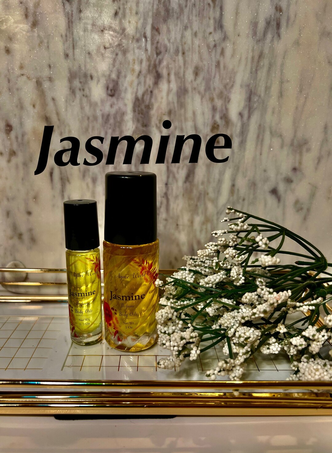 Egyptian Jasmine Perfume Oil/ Body Oil/ Rollon Bottle Etsy