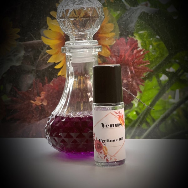 Venus Perfume Oil/ Roll- On Glass Bottle