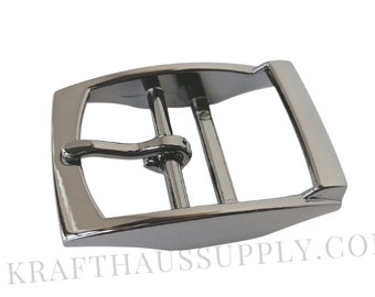 Metallic Single Prong Pin Center Shoes Buckles Silver Tone 19 Pcs