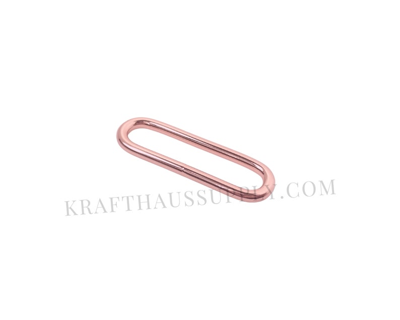 or 25 PACK 38mm US Shipping 1.5 5 bulk discounts! 10 Rose Gold Welded Oval Ring