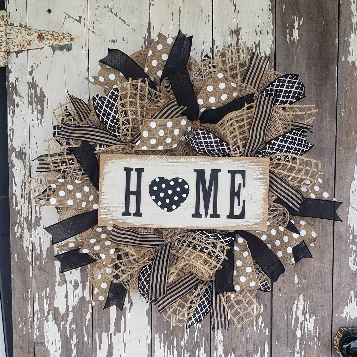 Everday Rustic Screen Door Wreath Farmhouse Porch Decor Etsy
