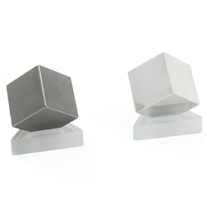 Aluminum and Tungsten Cube Set