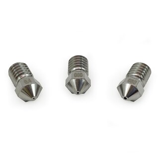 4 Ugelli Per Stampante 3D – M6 Da 0.4 Mm, In Ottone Nichelato, Compatibili Con Hotend V5 V6, Titan Aero E Ultimaker 2+ Olsson