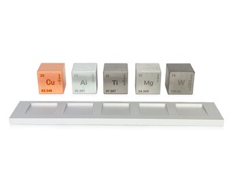 10 set di Kit di cubo di metallo 3D regolabile Espositore negozio al