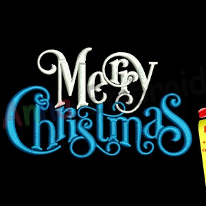 May include: A festive design featuring the words "Merry Christmas" in white and blue script against a black backdrop. A black top hat with stars is on the left. A yellow sticky note with text is on the right.