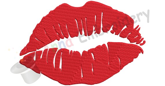 Red Lips Embroidery Design-woman Lips Pattern-instant Download-pes