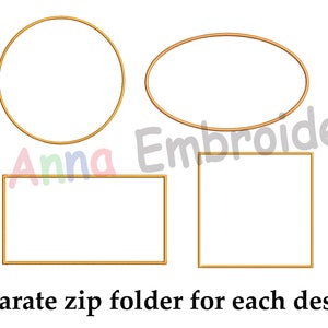 Può includere: Quattro disegni di ricamo dorati, tra cui un cerchio, un ovale e due rettangoli. I disegni sono su uno sfondo bianco con un biglietto giallo che dice "14 SIZES DESIGN + 14 PDF Design Worksheets!! COLOR SEQUENCE CHART INCLUDING JUST FOLLOW THE GUIDELINES IN THE PDF FILE." e un'etichetta rossa che dice "BEST DEALS".