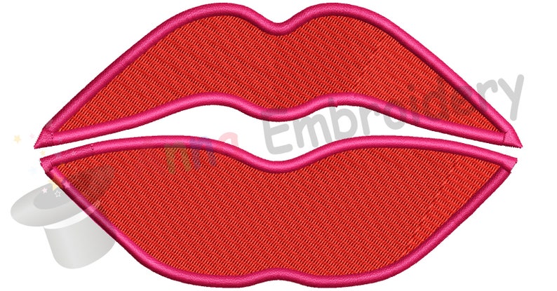 Red lips embroidery design sexy lips machine embroidery  etsy Red lips embroidery design sexy lips machine embroidery  etsy