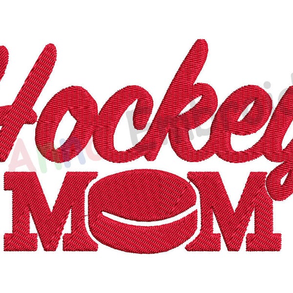 Hockey Mom Stickerei Design - Maschine Stickerei Muster-Instant Download