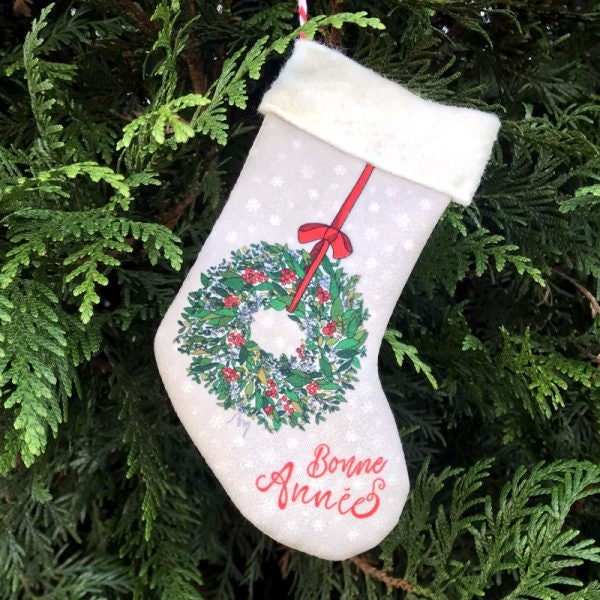 Botte Déco de Noël, Couronne Bonne Année