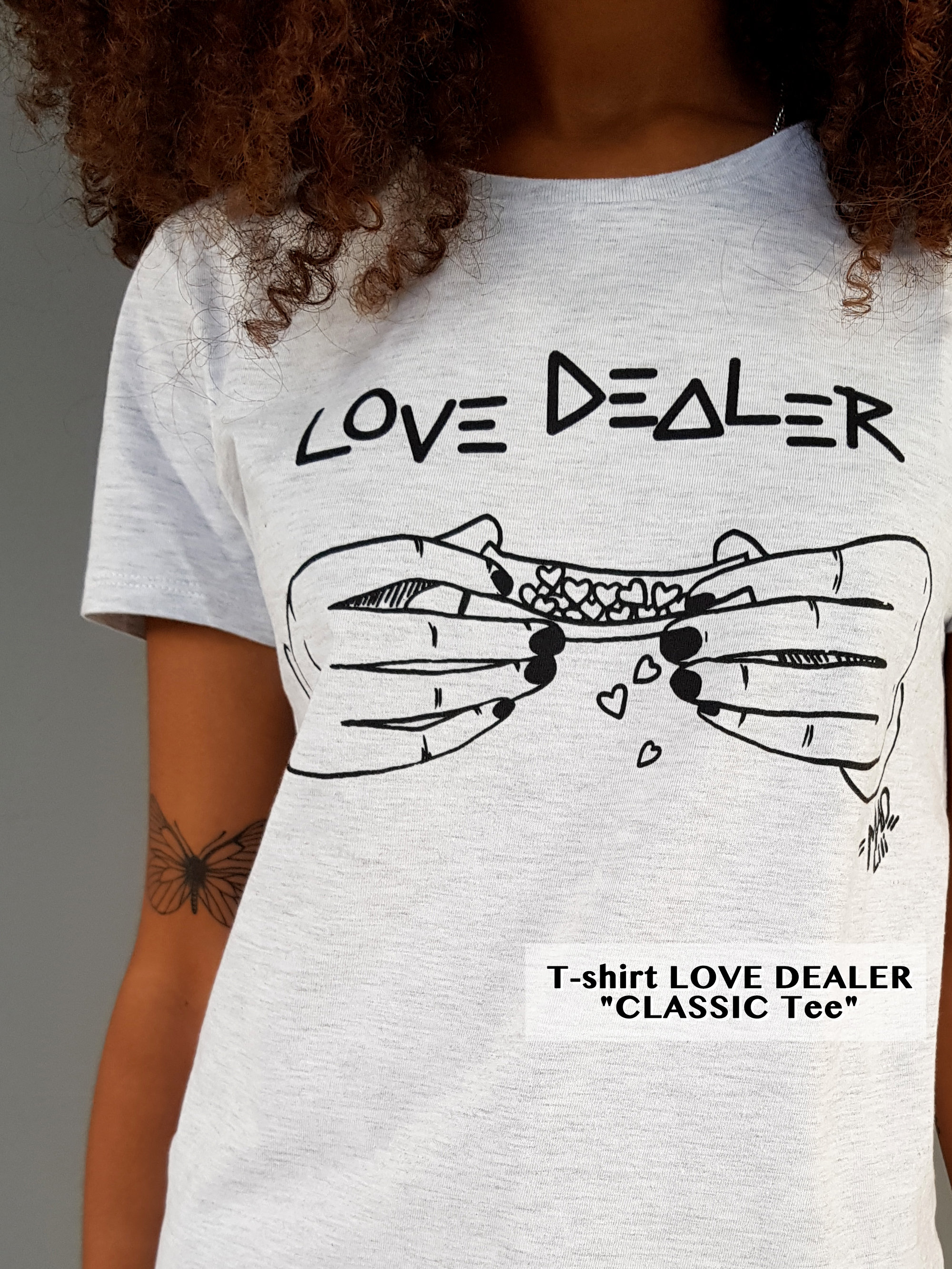 T-SHIRT Femme Classic Shirt LOVE DEALER - Etsy