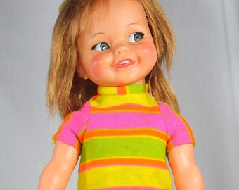 Vintage 1967 Ideal "Giggles" Doll...Complete