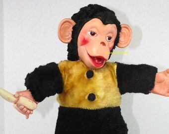 stuffed monkey toys from the 60s