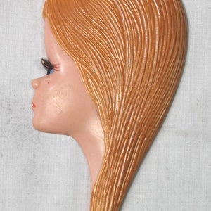 Vintage Dawn Doll Hand-Held Mirror Durham 1970&#39;s Topper Toys