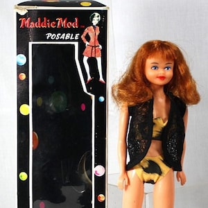 Vintage 1960&#39;s Princess Grace &quot;Maddie Mod&quot; Doll & Original Harder-To-Find Box