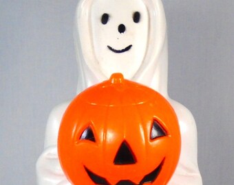 Vntage Blow Mold Jack O Lantern Halloween Decor Ndoor - Etsy - Foto 12