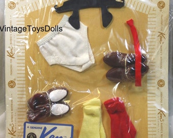Original Vintage Ken Doll Fashion Accessory Pack 1961 MOC- Barbie Family
