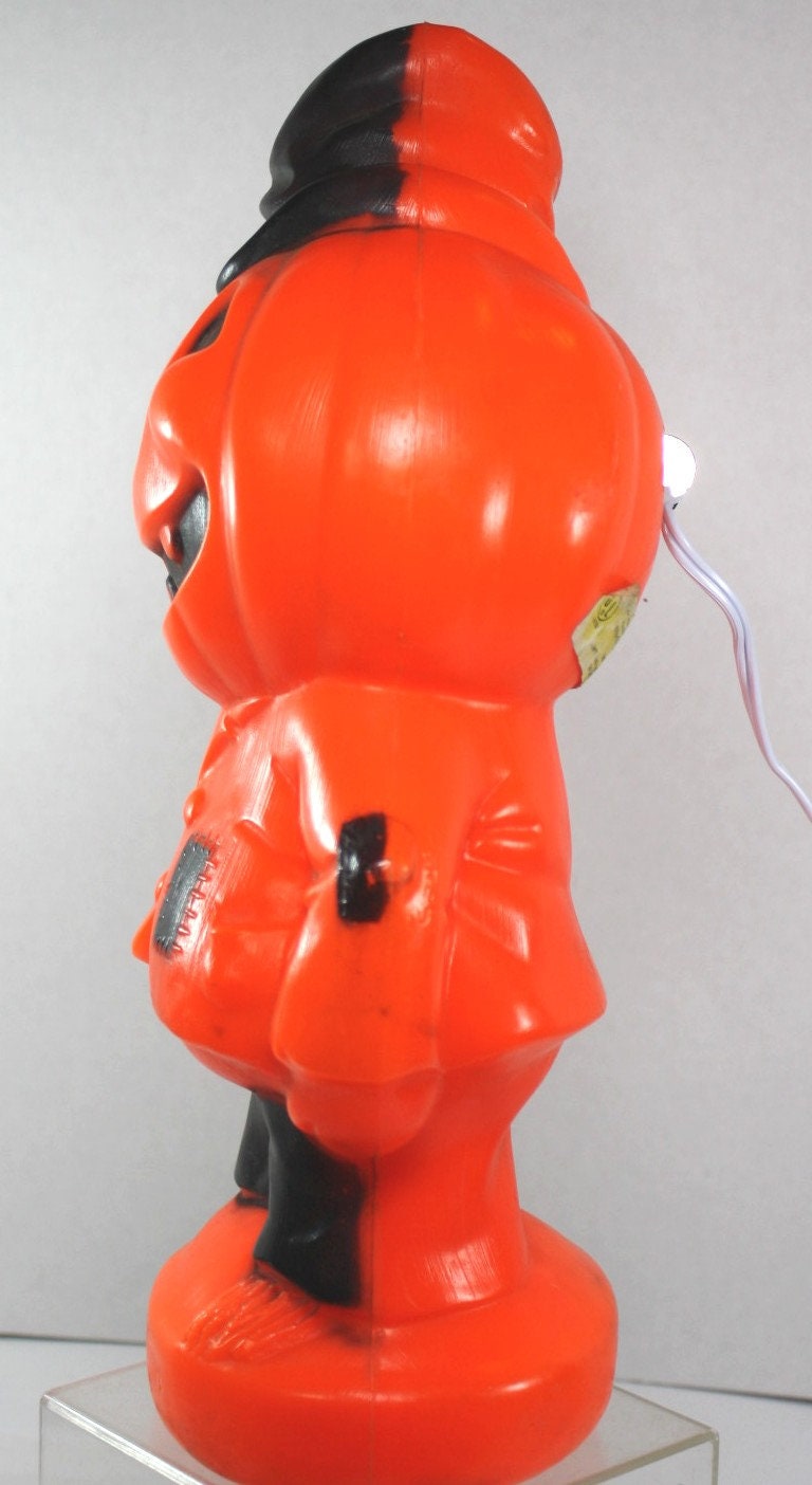 Vintage 1960's Halloween Blow Mold Lightup Etsy
