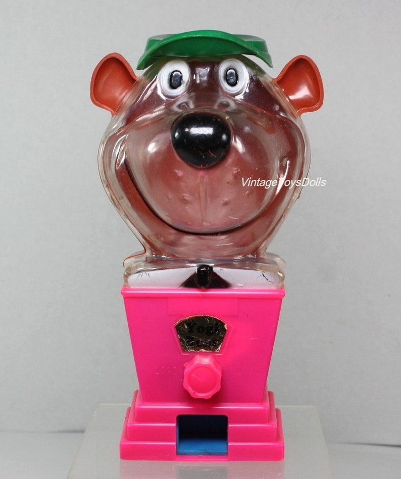 Vintage 1970's yogi Bear Toy Bank & Gumball Etsy