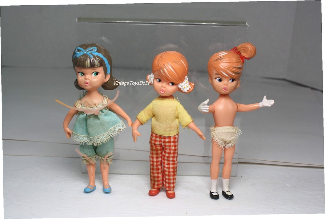 Vintage 1965 Hasbro Dolly Darlings hatbox Dolls Etsy