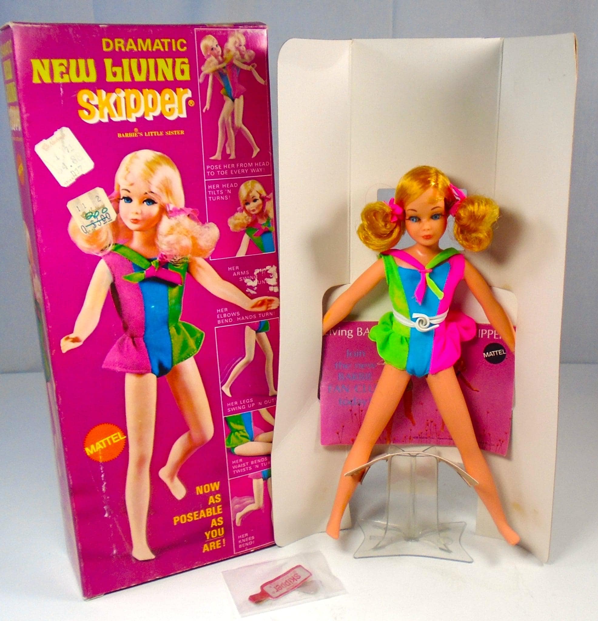 ドラマチック ニュー リビング スキッパー  バービー  箱 Dramatic New Living Barbie Doll - Etsy