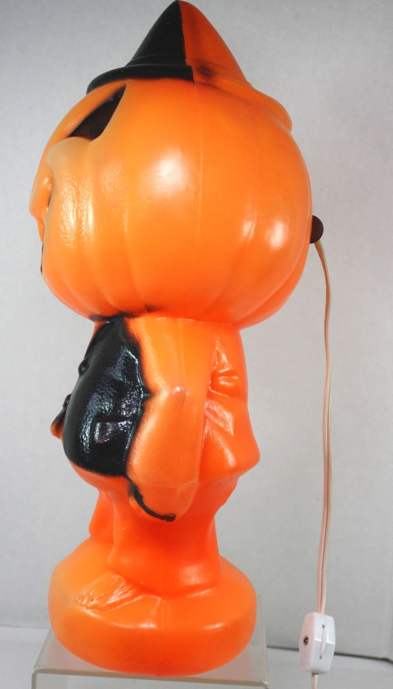 Vintage 1960's Halloween Blow Mold Lightup Etsy
