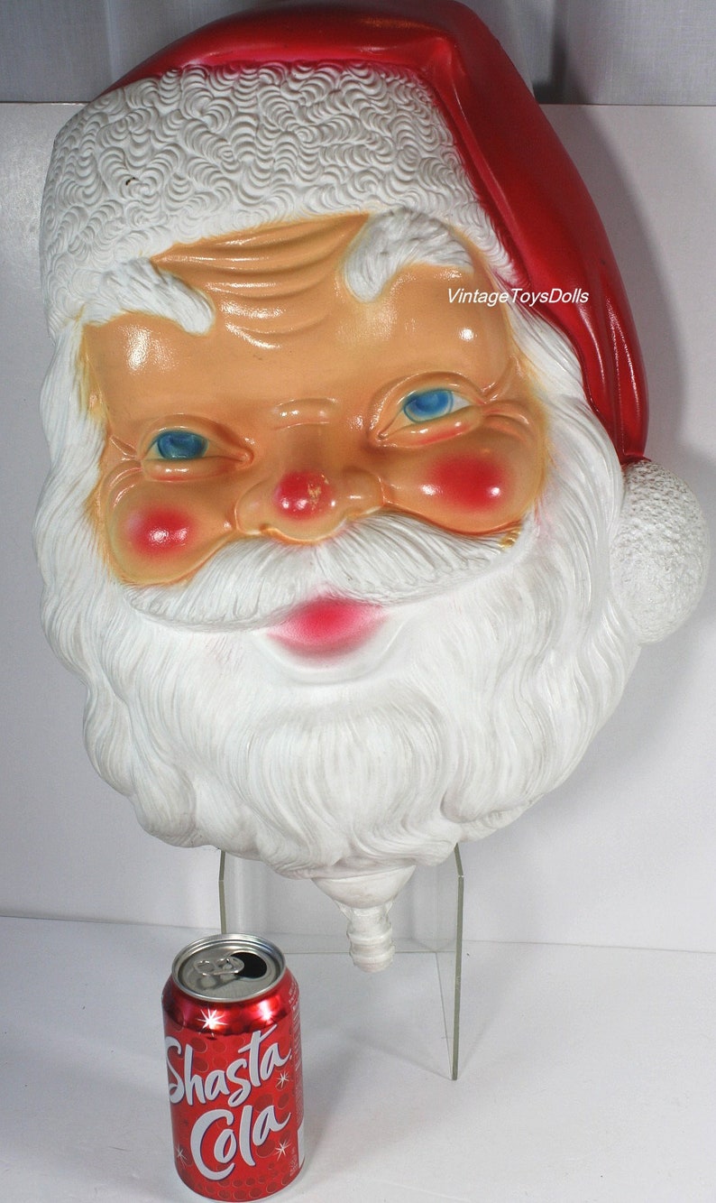 Vintage 1966 Empire blinking Peeping Santa Blow Etsy