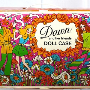 Vintage 1971 Topper Toys &quot;Dawn And Her Friends Doll Case&quot;