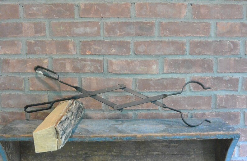 Fireplace Fire Pit Accordion Telescoping Tongs Log Grabber Etsy