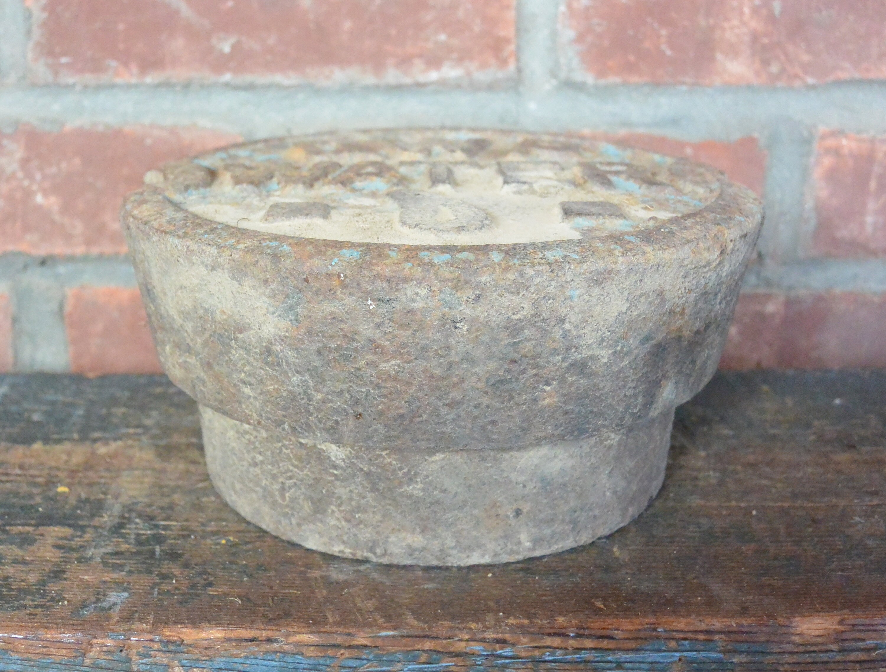 Vintage Cast Iron Water Line Valve Cover Access Cap QWP Made Etsy