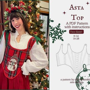 The Asta Top PDF Sewing Pattern 0-14